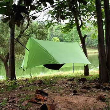 Camping Tarp 410x290 cm – Ultralight en Waterdicht, Caravans en Kamperen, Verzenden, Nieuw