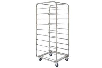 RVS regaalwagen bakery 800x600mm - 10 niveaus - type h -..., Verzenden, Nieuw in verpakking