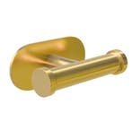 Dubbele haak zelfklevend 100x65x45 mm rvs mat goud, Verzenden, Nieuw
