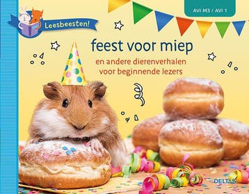 Feest voor Miep en andere dierenverhalen voor beginnende, Boeken, Kinderboeken | Jeugd | onder 10 jaar, Verzenden, Zo goed als nieuw
