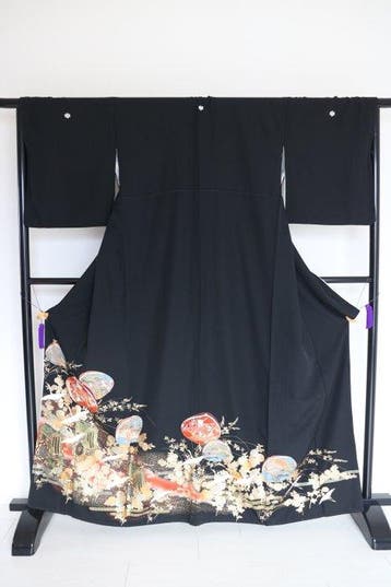 kimono- kurotomesode-japan - Kimono