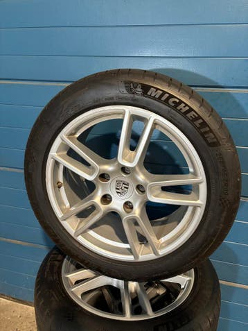 Originele Porsche Panamera 971 19 inch zomer breedset, Gebruikt, 265 mm, Banden en Velgen, Personenwagen