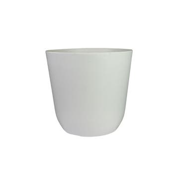 Green Bubble - Pot Palermo wit D19 x H17 - Ø, Ophalen of Verzenden, Nieuw