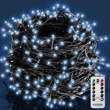 Kerstverlichting Koud Wit 20m Afstandsbediening (Interieur), Verzenden, Nieuw