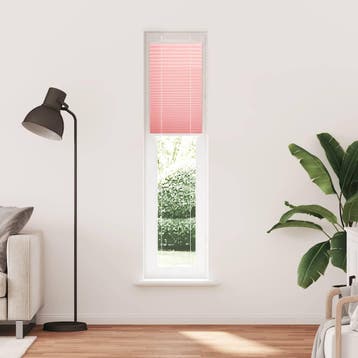 vidaXL Plissé rolgordijn 40x200 cm stofbreedte 39,4 cm, Verzenden, Nieuw, Roze