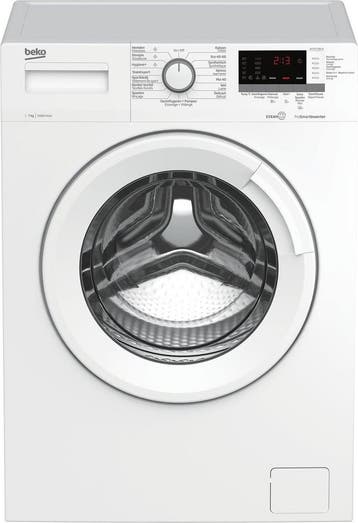 Beko WTV7712BLS1 - Wasmachine - 7 kg - 1400 tpm - SteamCure, Witgoed en Apparatuur, Wasmachines, Ophalen of Verzenden, Zo goed als nieuw