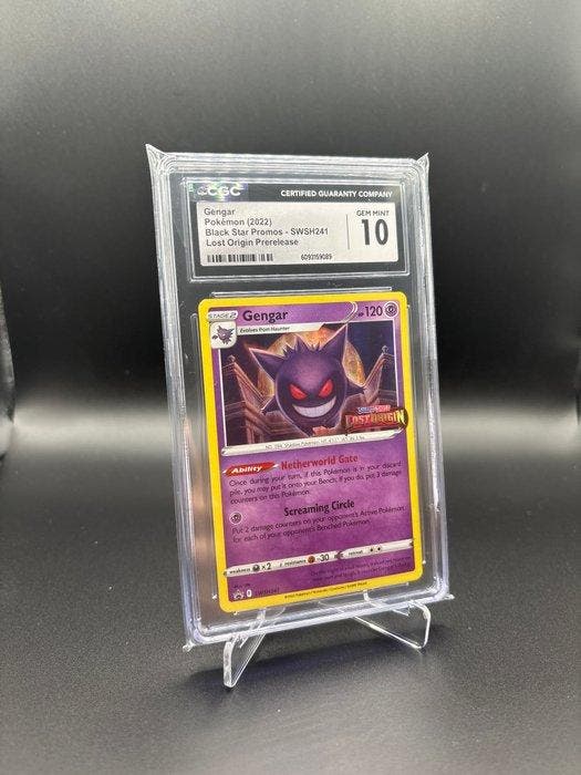Pokémon - 1 Graded card - Gengar SWSH241 Promo card - CGC 10, Hobby en Vrije tijd, Verzamelkaartspellen | Pokémon