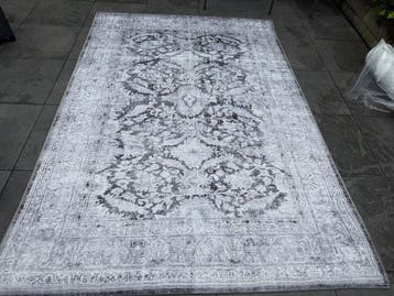 Green Village-5 Grey – Vintage Design Vloerkleed -, Nieuw