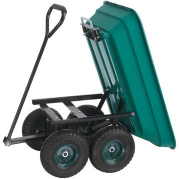 Transportkar Cubbi met luchtbanden draagkracht 120kg - groen, Verzenden, Nieuw