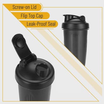 Draagbare Proteïne Shaker Fles 600ml met Garde Bal - Ideaal, Verzenden, Nieuw