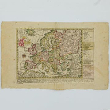 Europa - Europa circa 1740–1760; Johann Michael Probst -, Nieuw