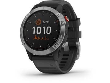 Garmin fnix 6 Solar - Smartwatch - Zonne-energie - Zilver, Verzenden, Zo goed als nieuw, Garmin