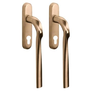 Hef/schuifdeurbeslag ELEEZ ZH230PA PC69 PVD licht brons, Verzenden, Nieuw