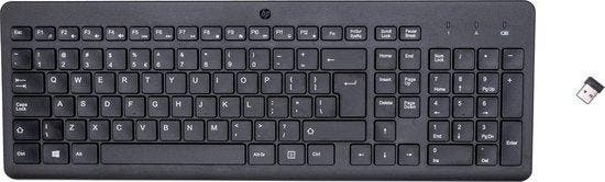 HP 220 Draadloos Toetsenbord QWERTY Zwart, Computers en Software, Toetsenborden, Verzenden