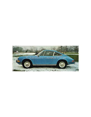 1970 PORSCHE 911 & 914 BROCHURE ENGELS, Nieuw, Porsche, Author