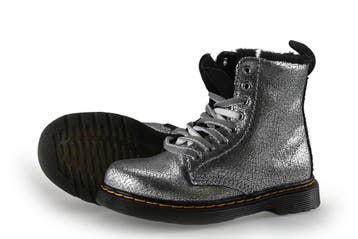 Dr. Martens Veterboots Meisjes in maat 28 Zilver, Kinderen en Baby's, Kinderkleding | Schoenen en Sokken, Dr. Martens, Verzenden