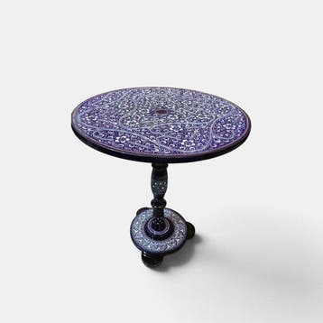 Exquisite Hand-Painted Naksheen Table – A Masterpiece of