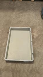Stapelbak, 600x400x75 mm, euronorm, grijs kunststof,, Doe-het-zelf en Verbouw, Gebruikt, 40 tot 60 cm, 50 tot 75 cm, Ophalen of Verzenden