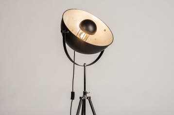 Rietveld Vloerlampen - Zwart, Zilvergrijs - Metaal, Verzenden, Nieuw