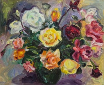 European school (XX) - Symphony of Roses