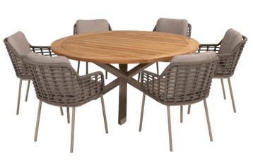 Taste by 4 Seasons Puglia  tuinset latte met Prado tuintafel, Ophalen of Verzenden, Nieuw