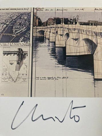 Christo (1935-2020) - Christo signé – Dossier de presse 1981, Antiek en Kunst