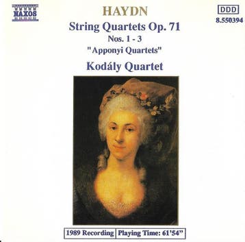 cd - Haydn - KodÃ¡ly Quartet â String Quartets Op. 71,, Verzenden, Zo goed als nieuw
