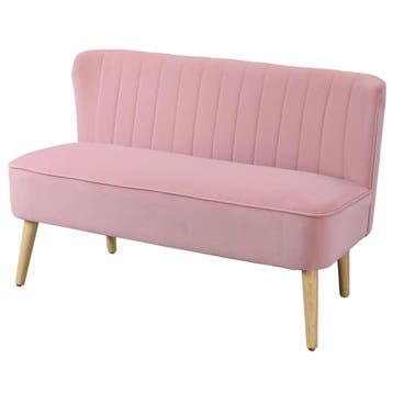 Sofa 2-zits Stoffen Bank Couch Gestoffeerde Bank Loungesofa, Verzenden, Nieuw