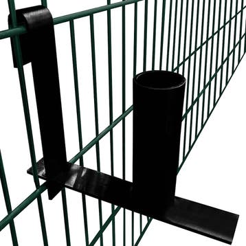 vidaXL Houder voor privacyschermmatten staal, Tuin en Terras, Verzenden, Nieuw