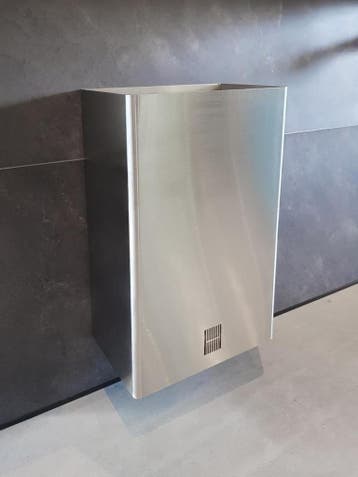 Afvalbak Wandaansluiting - RVS - 300x200x500mm - 30 Liter, Verzenden, Nieuw in verpakking
