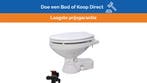 Bieden: Jabsco Quiet Flush Electric Toilet Regular Sit with, Watersport en Boten, Ophalen of Verzenden, Nieuw, Kombuis en Sanitair