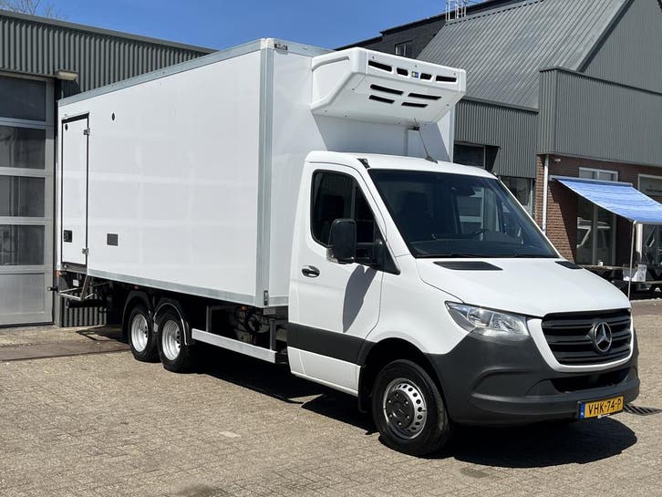 Zakelijke Lease |  Mercedes-Benz Sprinter 516 2.2 CDI, Auto's, Bestelauto's, Lease, Zwart, Automaat, Financial lease, Wit, Mercedes-Benz