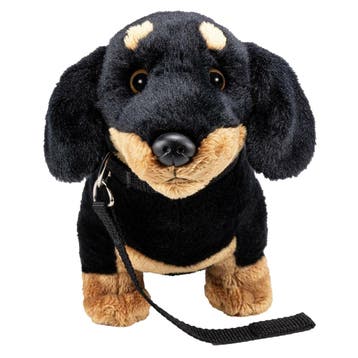 Teckel knuffel hond - pluche - 30 cm - zachte stof - cadeau, Verzenden, Nieuw