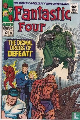 Fantastic Four - The Dismal Dregs of Defeat! - 1967, Eén comic, Overige gebieden, Verzenden, Zo goed als nieuw