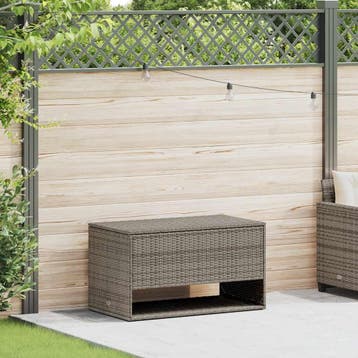 vidaXL Opbergbox voor buiten 100x55x55,5 cm poly rattan, Verzenden, Nieuw