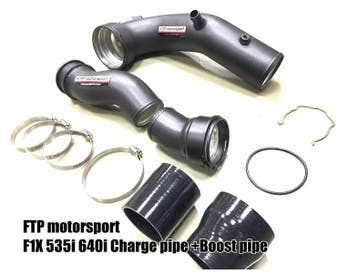 Dit betreft een set Charge + Boostpipe F1x N55 535i 640i, Verzenden