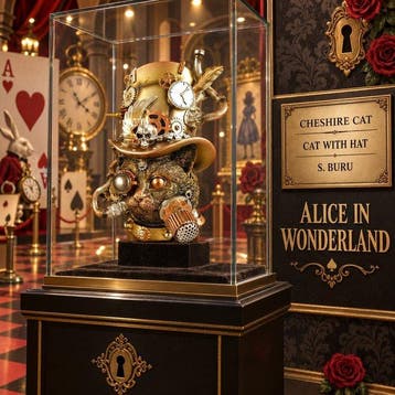 Hoofd van een figuur - Alice in Wonderland ***CHESHIRE CAT