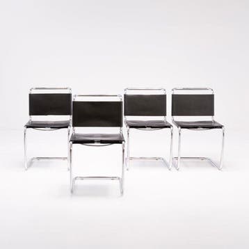 Knoll, NO RESERVE PRICE - Marcel Breuer - Eetkamerstoel (4)