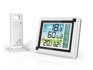 Veiling - Draadloos weerstation met hygrometer en thermomete, Audio, Tv en Foto, Weerstations en Barometers, Nieuw