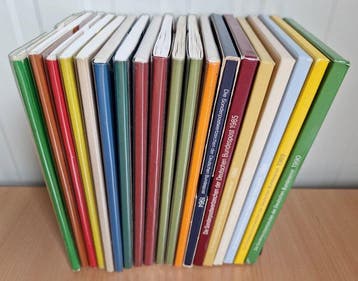 BRD & Berlin 1974/1990 - Bijna 20 complete Jaarboeken in, Gestempeld