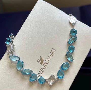 Swarovski-kristallen - Armband - Swarovski armband, Antiek en Kunst