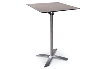 Statafel Helsinki | 70x70cm | opklapbaar, Tuin en Terras, Ophalen of Verzenden, Nieuw, Vierkant, Kunststof
