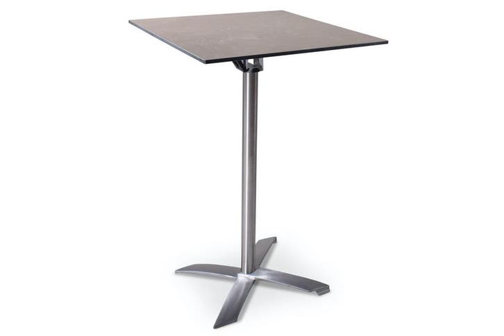 Statafel Helsinki | 70x70cm | opklapbaar, Tuin en Terras, Tuintafels, Nieuw, Kunststof, Vierkant, Ophalen of Verzenden