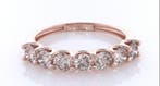 Zonder minimumprijs - Ring - 14 karaat Roségoud - 1.07ct., Nieuw