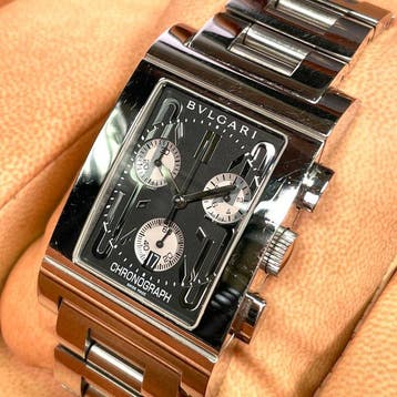 Bvlgari - Rettangolo Chronograph - RTC 49 S - Heren -, Nieuw