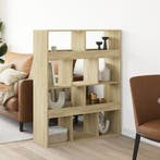 vidaXL kamerscherm 100x33x125,5 cm bewerkt hout sonoma, Verzenden, Nieuw, Overige houtsoorten