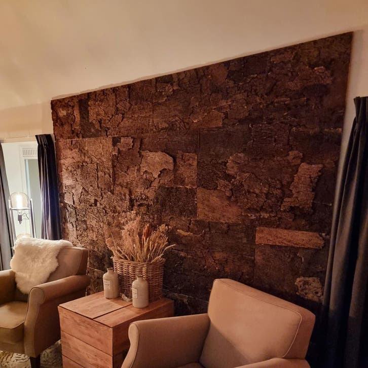 Wandkurk plaat - Cork Bark - 60 x 90 cm, Doe-het-zelf en Verbouw, Vloerdelen en Plavuizen, Ophalen of Verzenden