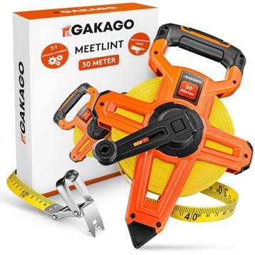 Meetlint 30 mtr Gakago, Ophalen of Verzenden, Nieuw