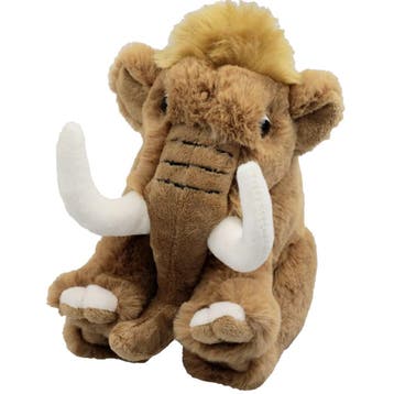 Inware mammoet knuffel - pluche - bruin - zittend - 18 cm, Verzenden, Nieuw
