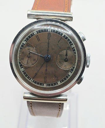 Schweiz - Stahl/Chrome Chronograph - Kaliber Landeron 39 -, Nieuw
